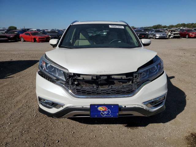 5J6RM4H91GL006835 - 2016 HONDA CR-V TOURING WHITE photo 5