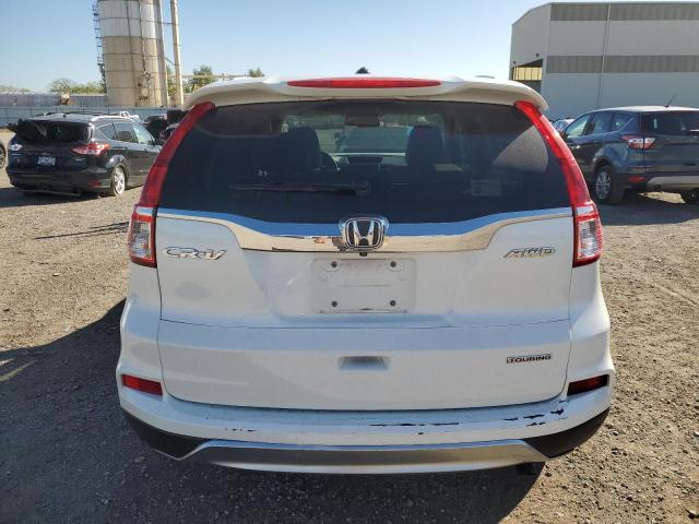 5J6RM4H91GL006835 - 2016 HONDA CR-V TOURING WHITE photo 6