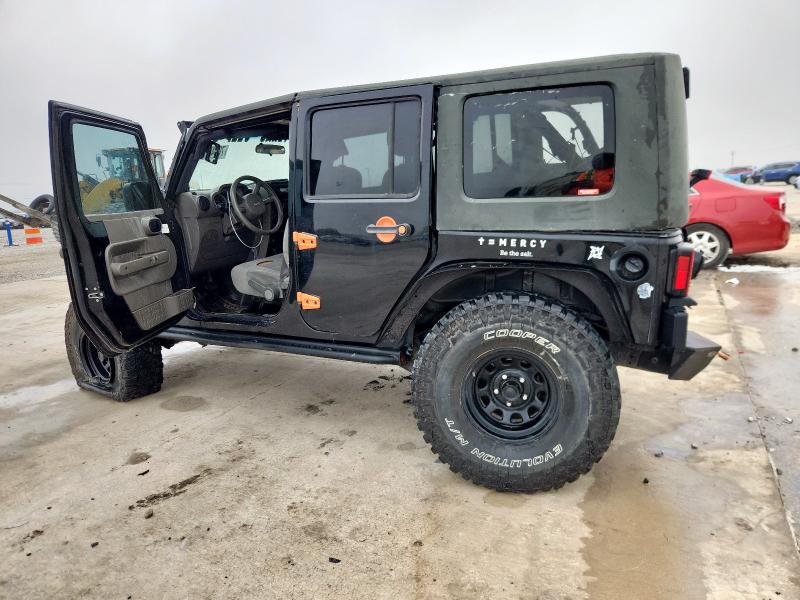 1J4GA59127L217251 - 2007 JEEP WRANGLER SAHARA შავი ფოტო 2