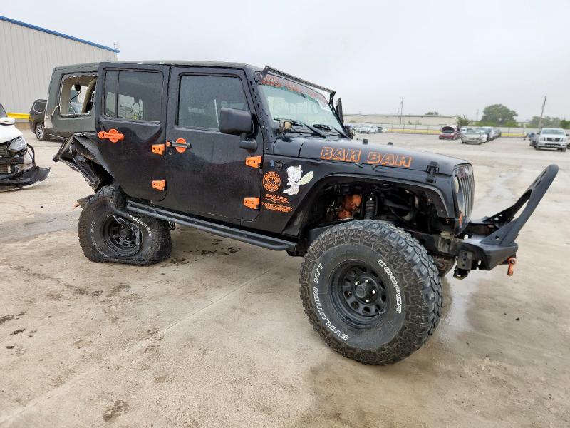 1J4GA59127L217251 - 2007 JEEP WRANGLER SAHARA შავი ფოტო 4