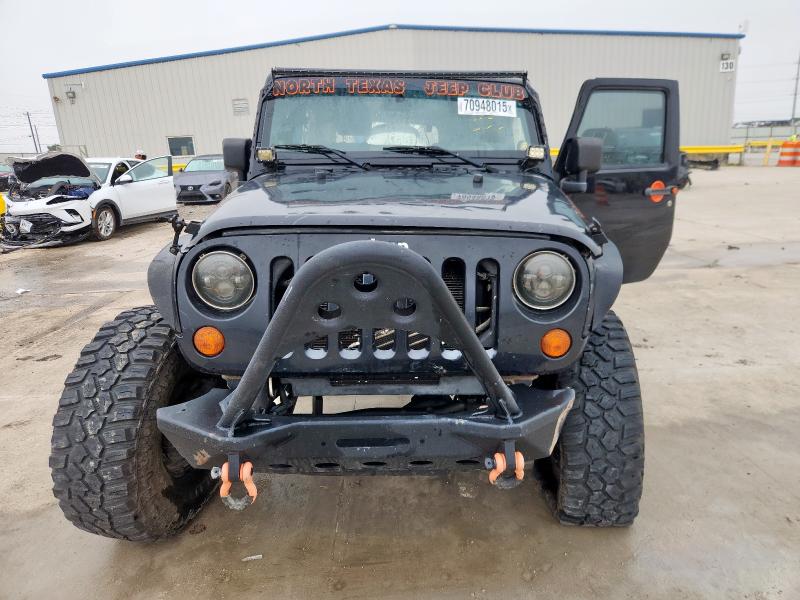 1J4GA59127L217251 - 2007 JEEP WRANGLER SAHARA შავი ფოტო 5