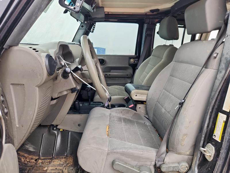 1J4GA59127L217251 - 2007 JEEP WRANGLER SAHARA შავი ფოტო 7