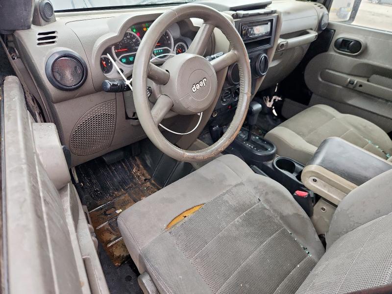 1J4GA59127L217251 - 2007 JEEP WRANGLER SAHARA შავი ფოტო 8