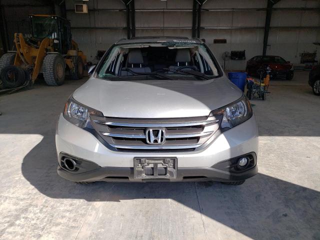 2HKRM4H75EH651980 - 2014 HONDA CR-V EXL SILVER photo 5