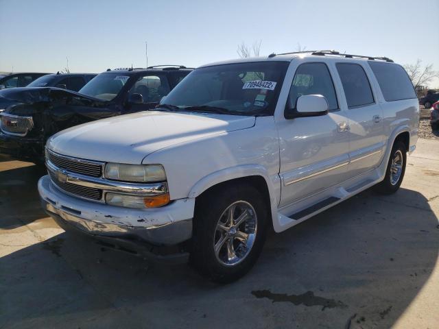 3GNEC16Z92G333683 - 2002 CHEVROLET SUBURBAN C1500 WHITE photo 1