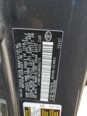 4T4BE46K29R060279 - 2009 TOYOTA CAMRY BASE فحمي صورة 12