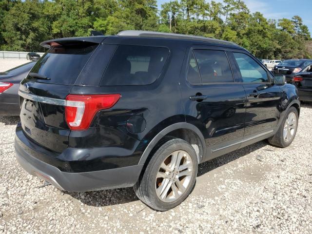 1FM5K7D82HGC89356 - 2017 FORD EXPLORER XLT BLACK photo 3