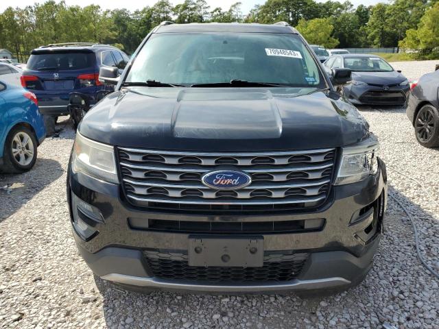 1FM5K7D82HGC89356 - 2017 FORD EXPLORER XLT BLACK photo 5