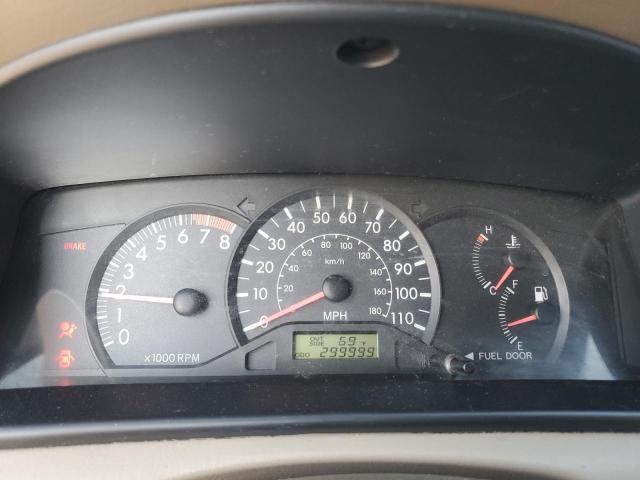 1NXBR32E85Z491048 - 2005 TOYOTA COROLLA CE BLACK photo 9