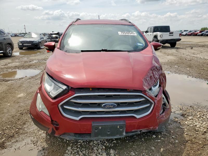 MAJ3S2GE4LC365858 - 2020 FORD ECOSPORT SE 红色 照片 5