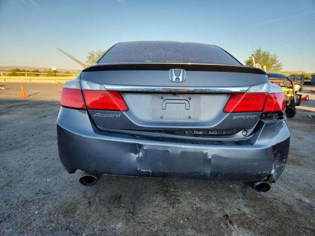 1HGCR2F54EA120565 - 2014 HONDA ACCORD SPORT GRAY photo 6