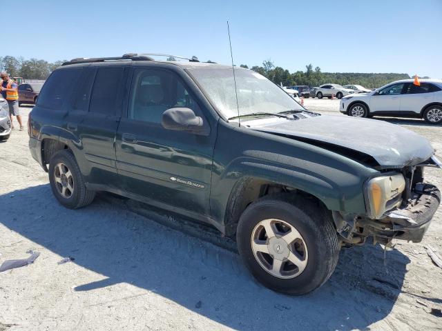 1GNDS13S732390349 - 2003 CHEVROLET TRAILBLAZE GREEN photo 4
