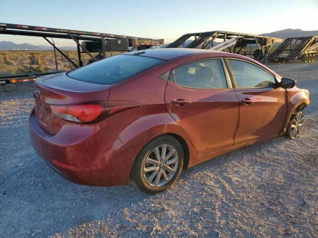 5NPDH4AEXGH749171 - 2016 HYUNDAI ELANTRA SE BURGUNDY photo 3