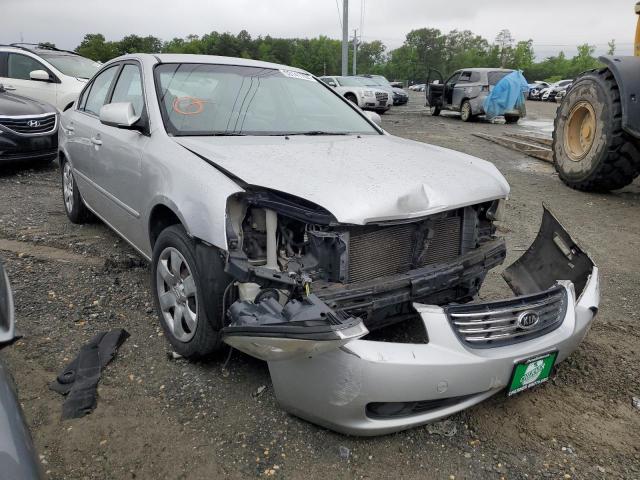 KNAGE123885202352 - 2008 KIA OPTIMA LX SILVER photo 4