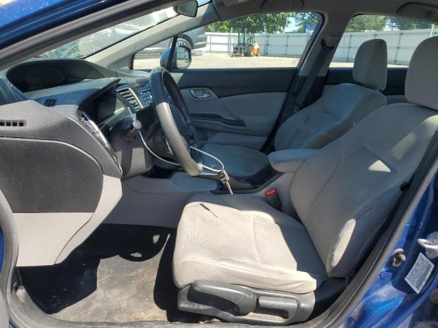 19XFB2F5XDE064160 - 2013 HONDA CIVIC LX BLUE photo 7