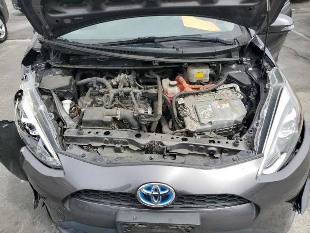 JTDKDTB39J1604034 - 2018 TOYOTA PRIUS C Gri fotoğraf 11
