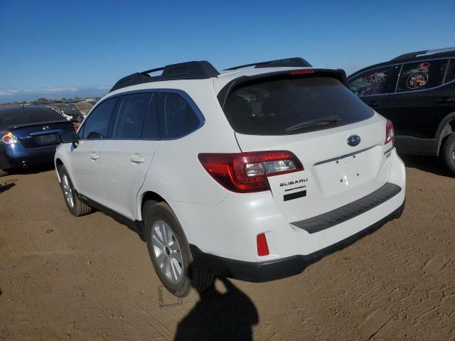 4S4BSAAC4H3242099 - 2017 SUBARU OUTBACK 2.5I WHITE photo 2