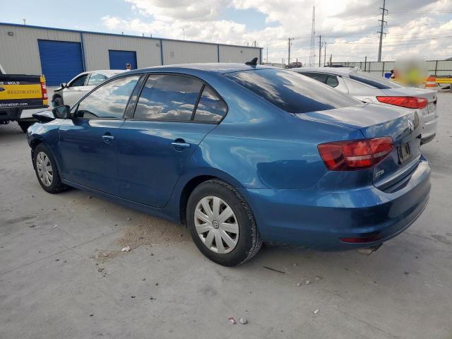 3VW267AJ4GM346063 - 2016 VOLKSWAGEN JETTA S BLUE photo 2