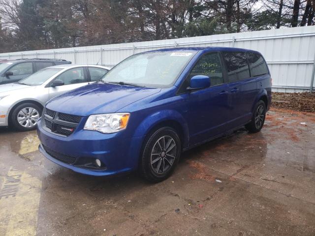 2C4RDGBG0KR551505 - 2019 DODGE GRAND CARA SE BLUE photo 1