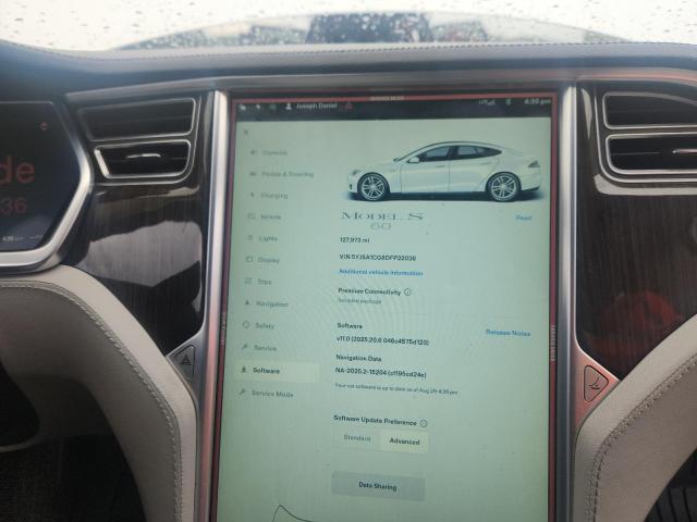 5YJSA1CG8DFP22036 - 2013 TESLA MODEL S Белый фото 9