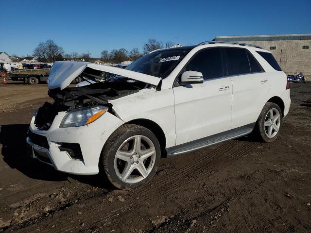 4JGDA5HBXEA406933 - 2014 MERCEDES-BENZ ML 350 4MATIC WHITE photo 1
