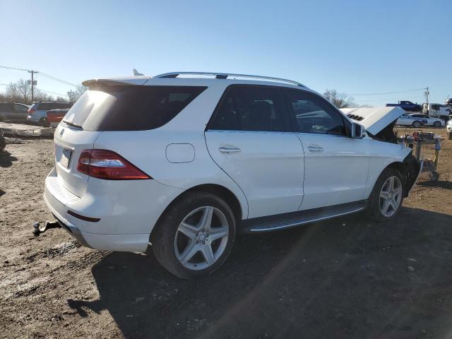 4JGDA5HBXEA406933 - 2014 MERCEDES-BENZ ML 350 4MATIC WHITE photo 3