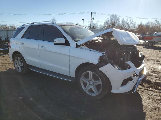 4JGDA5HBXEA406933 - 2014 MERCEDES-BENZ ML 350 4MATIC WHITE photo 4