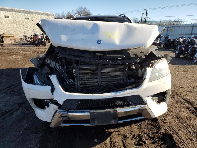 4JGDA5HBXEA406933 - 2014 MERCEDES-BENZ ML 350 4MATIC WHITE photo 5
