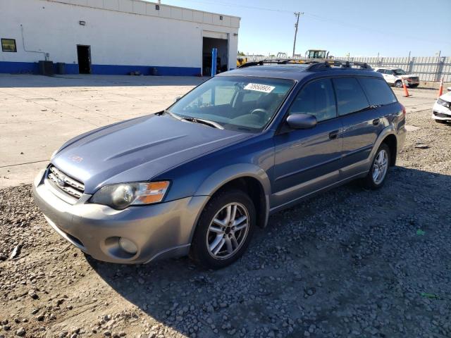 4S4BP62C457393624 - 2005 SUBARU LEGACY OUTBACK 2.5I LIMITED BLUE photo 1