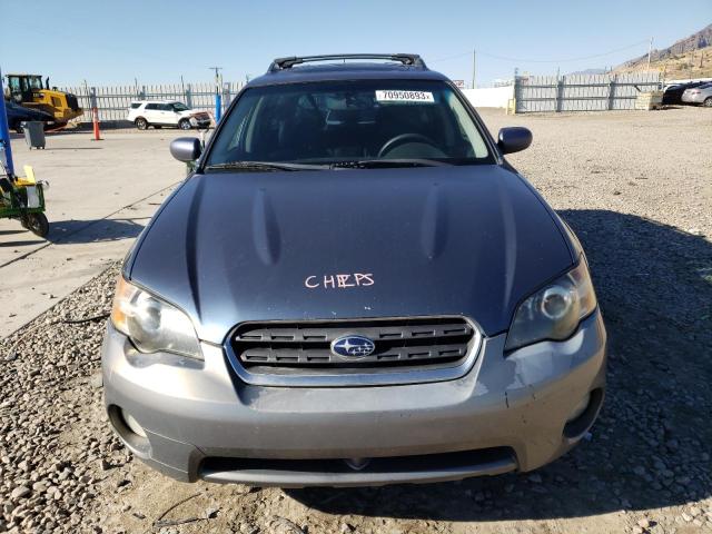 4S4BP62C457393624 - 2005 SUBARU LEGACY OUTBACK 2.5I LIMITED BLUE photo 5