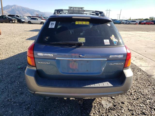 4S4BP62C457393624 - 2005 SUBARU LEGACY OUTBACK 2.5I LIMITED BLUE photo 6