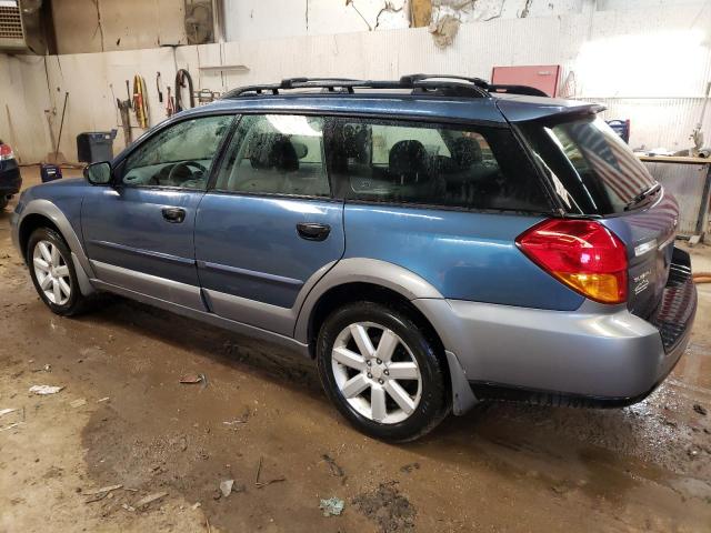 4S4BP61C767332559 - 2006 SUBARU LEGACY OUTBACK 2.5I BLUE photo 2