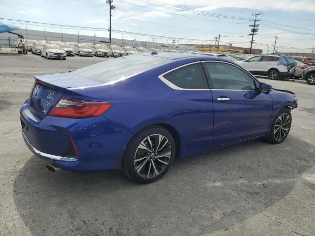 1HGCT2B81HA007419 - 2017 HONDA ACCORD EXL BLUE photo 3