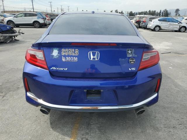 1HGCT2B81HA007419 - 2017 HONDA ACCORD EXL BLUE photo 6