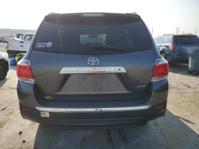 5TDBK3EHXBS079745 - 2011 TOYOTA HIGHLANDER BASE CHARCOAL photo 6