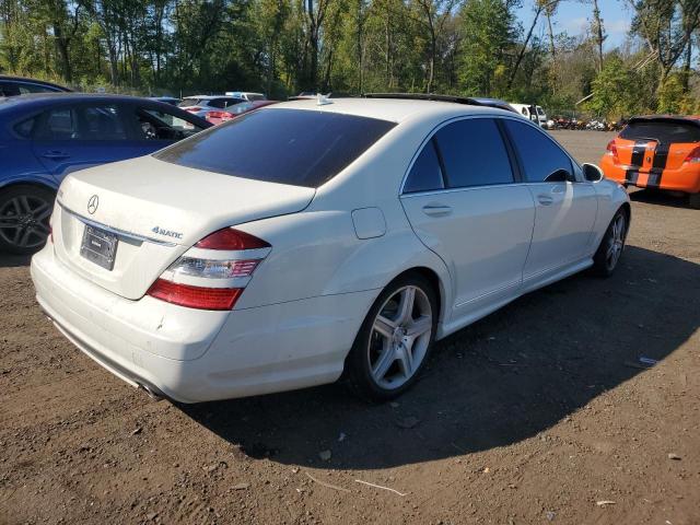 WDDNG86X39A261981 - 2009 MERCEDES-BENZ S 550 4MATIC WHITE photo 3