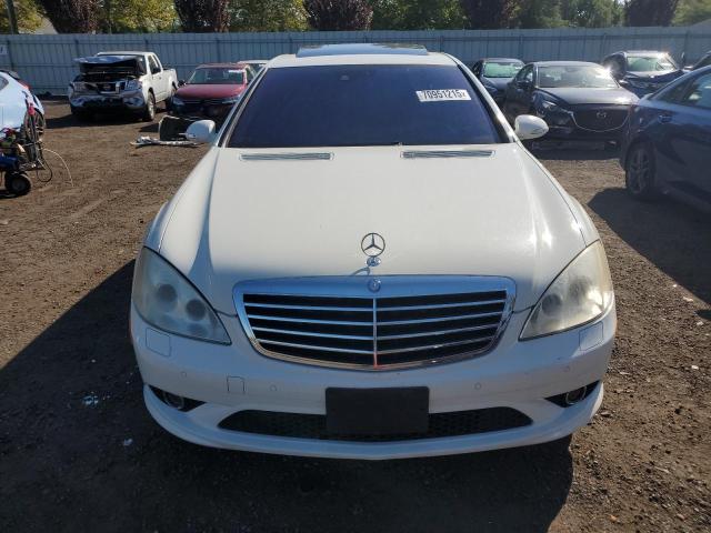 WDDNG86X39A261981 - 2009 MERCEDES-BENZ S 550 4MATIC WHITE photo 5