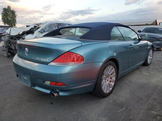WBAEK73405B327613 - 2005 BMW 645 CI AUTOMATIC BLUE photo 3