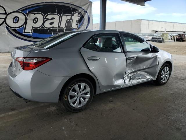 2T1BURHE5GC703143 - 2016 TOYOTA COROLLA L Gümüş foto 3