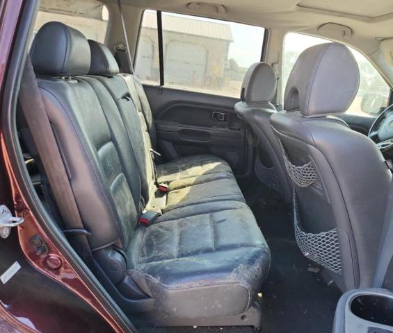 5FNYF28537B001734 - 2007 HONDA PILOT EXL BURGUNDY photo 10