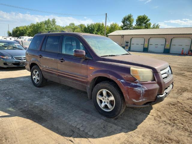 5FNYF28537B001734 - 2007 HONDA PILOT EXL BURGUNDY photo 4