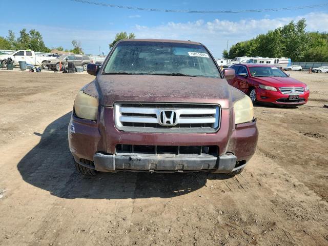 5FNYF28537B001734 - 2007 HONDA PILOT EXL BURGUNDY photo 5