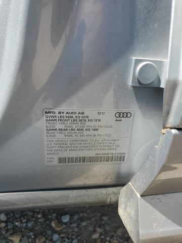 WA1BNAFY5J2103394 - 2018 AUDI Q5 PREMIUM PLUS SILVER photo 13