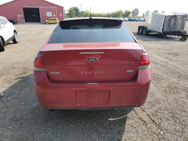 1FAHP33N29W239007 - 2009 FORD FOCUS SES RED photo 6