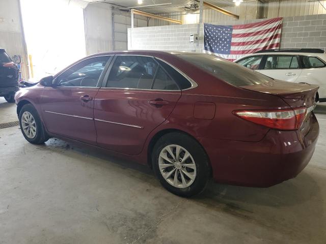 4T1BF1FK3GU549390 - 2016 TOYOTA CAMRY LE RED photo 2