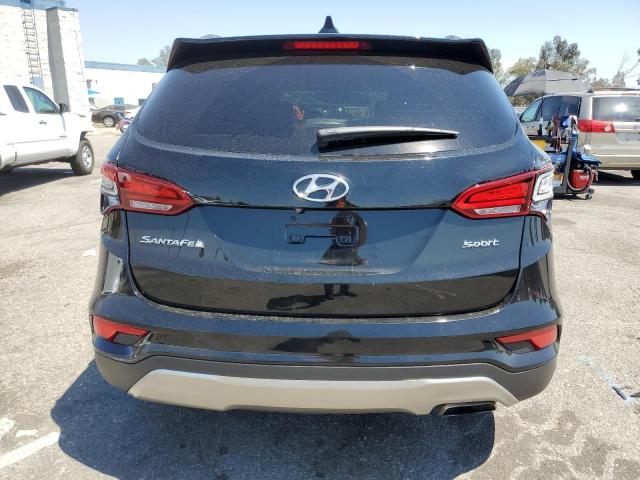 5NMZU3LB0HH025163 - 2017 HYUNDAI SANTA FE S Чорний фото 6