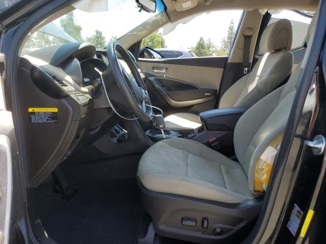 5NMZU3LB0HH025163 - 2017 HYUNDAI SANTA FE S Чорний фото 7