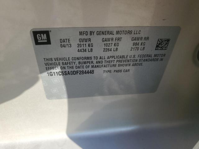 1G11C5SA0DF284448 - 2013 CHEVROLET MALIBU 1LT Beige Foto 12