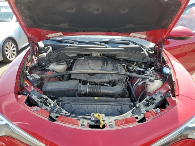 ZASFAKPN8J7B87069 - 2018 ALFA ROMEO STELVIO SPORT Красный фото 12