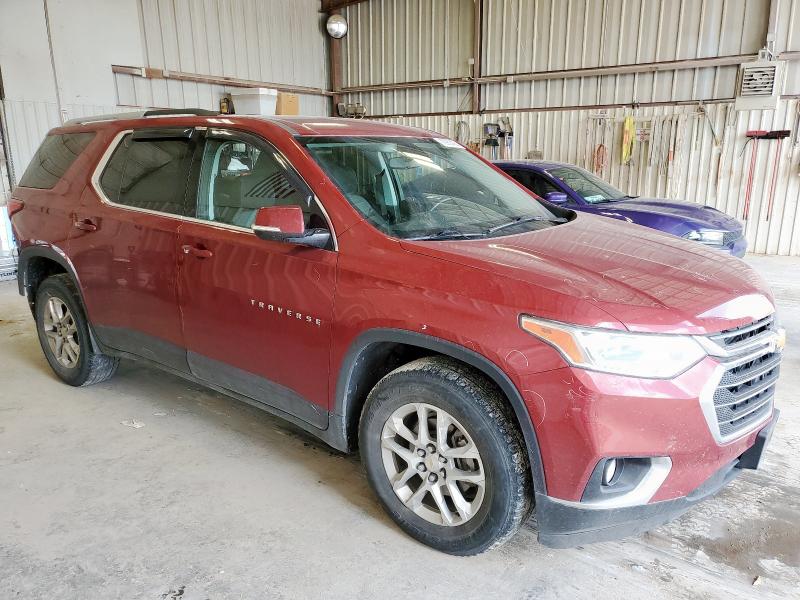 1GNERGKW9JJ222562 - 2018 CHEVROLET TRAVERSE LT Rot Foto 4